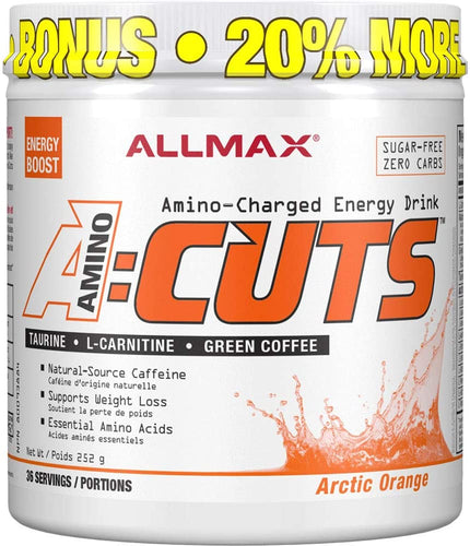 Suppléments d’acides aminés Amino-Cuts - 252 g, 36 portions - AllMax Nutrition