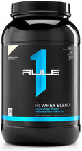 Charger l&#39;image dans la galerie, Protéine de lait, whey naturellement riche en BCAA, crème vanille - 896g, 28 portions - Rule 1
